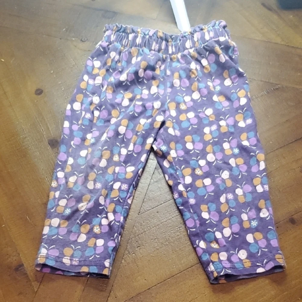 🐻 Carter's Purple and Orange Patterned Kids Bottoms